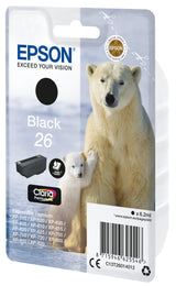 EAN 8715946625546 - Epson Polar bear C13T26014012 cartucho de tinta 1 pieza(s) Original Rendimiento estándar Negro imagen 1