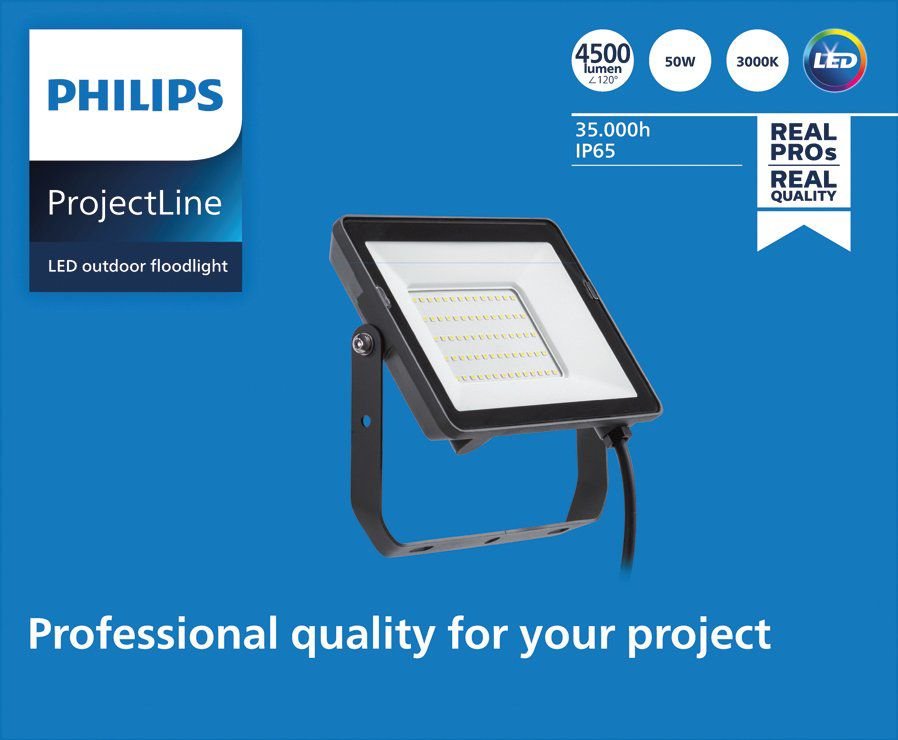 EAN 8719514954410 - Philips 8719514954410 Reflector Negro 50 W LED imagen 2