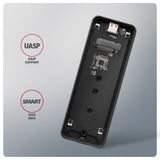 Eem2-20g Carcasa Externa De Aluminio Usb-C 3.2 Gen 2 M.2 Nvme Ssd 20gbps