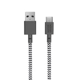 Native Union Belt-Ac-Zeb-Np Cable Usb 1,2 M Usb A Usb C Negro, Blanco