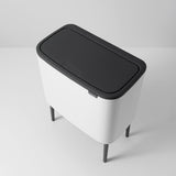 Brabantia Mülleimer Bo Touch Bin Weis, 11 + 23 L