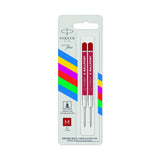 EAN 3026981665455 - Parker 2166545 Recambio de bolígrafo Medio Rojo 2 pieza(s) imagen 1
