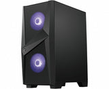 EAN 4719072676414 - MSI MAG Forge 100M Midi Tower Negro, Transparente imagen 3