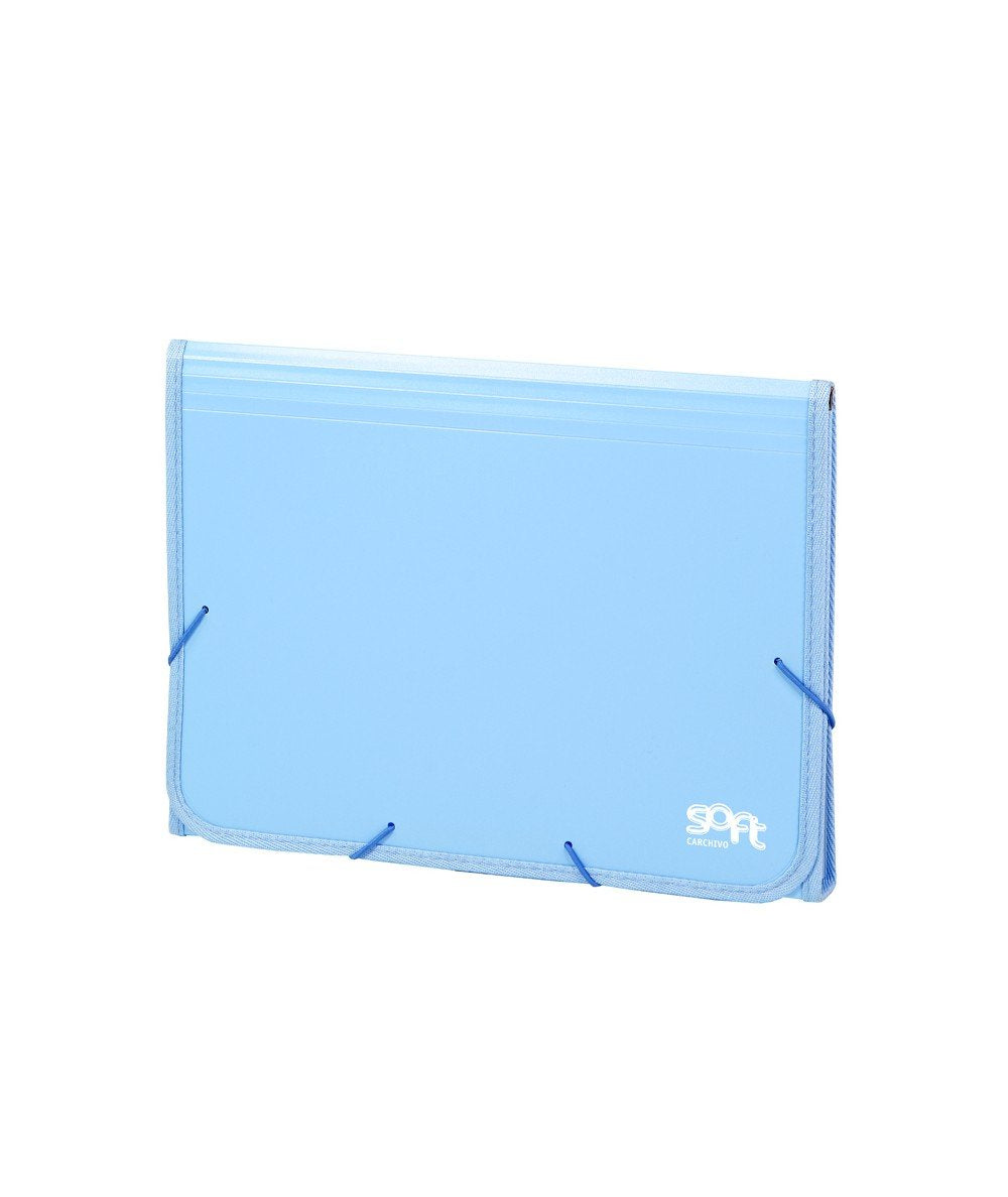 Carchivo Clasificador Acordeón Soft Pp Folio 13 Dptos A-Z Ribete De Goma Surtido