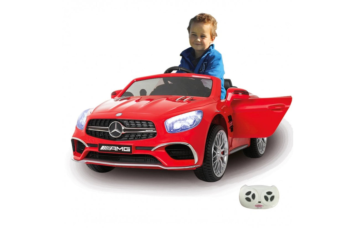 Jamara Ride-On Mercedes-Benz Amg Sl65, Vehículo Infantil Rojo, 12v Con Mando A Distancia