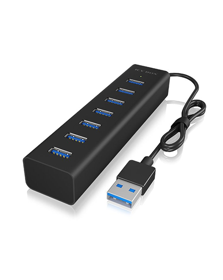 Hub De 7 Puertos Icybox Ib-Hub1700-U3 Puertos Usb 3.0 Tipo A