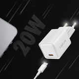 Logilink Usb-C Charger, 20 W, Gan, 1-Port, 1x Usb-C (Pd), Blanco