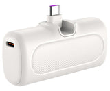 Bateria Externa Power Bank   5000 Mah, Conector Usb-C Integrado, Color Blanco  Lipo Logilink