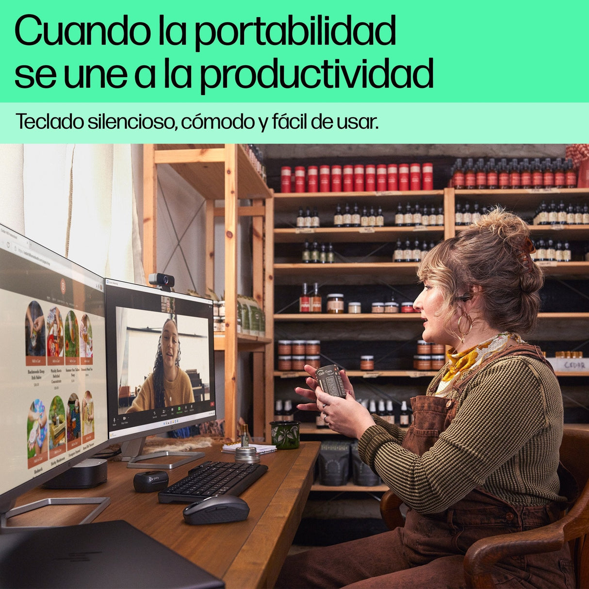 Teclado Ingles Hp Multidispositivo Bluetooth 460