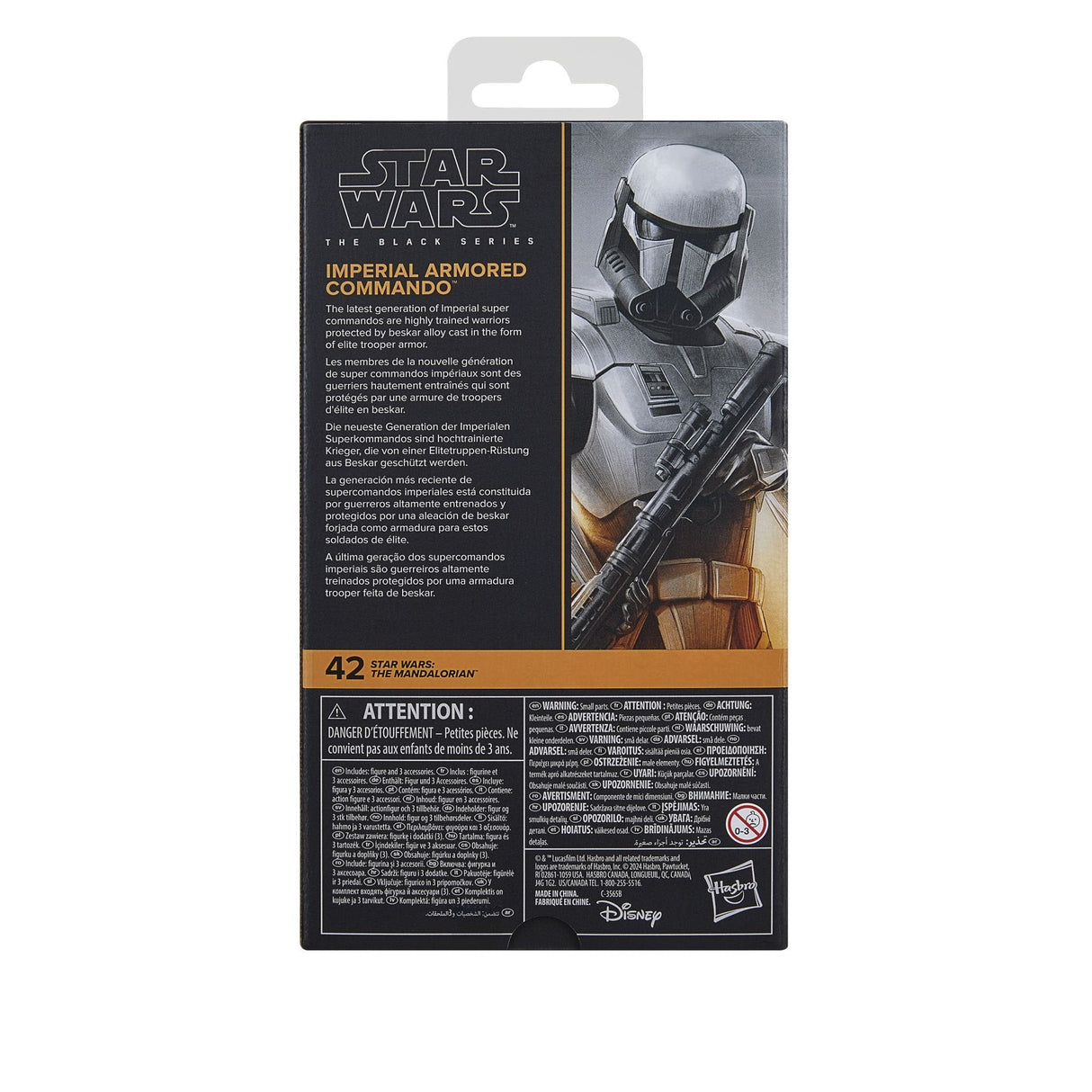 Figura Hasbro Star Wars: The Mandalorian The Black Series Imperial Armored Commando