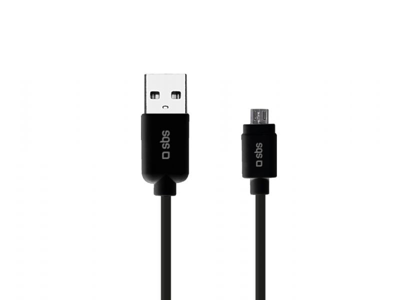 Sbs 3m Usb 2.0 Cable Usb Usb A Micro-Usb B Negro