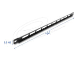 Delock 19" 0,5he Panel Mit Cablebinderbefestigung Schwarz