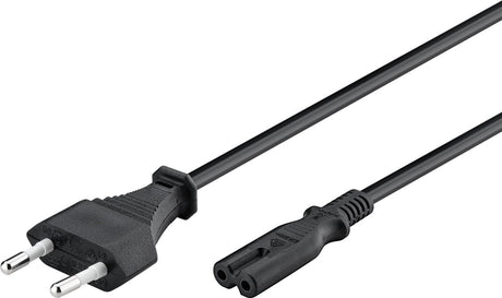 EAN 4040849500848 - Goobay 50084 cable de transmisión Negro 1,5 m CEE7/16 C7 acoplador imagen 2