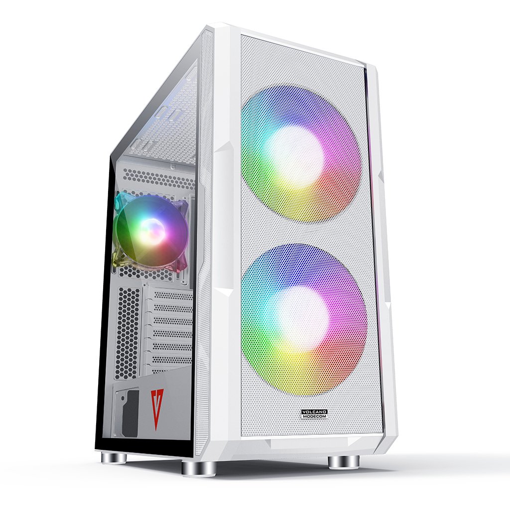 Caja Pc Modecom Volcano Amirani Argb Blanco