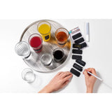 Etiquetas De Pizarra Herma Carteles Negros 6 Piezas.