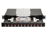 Equip Lwl-Spleisskamen 12-Port Lc-Duplex Om4 1u Komplett Sw