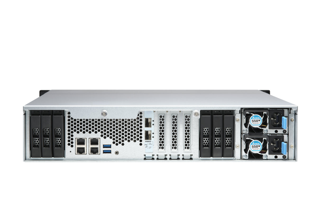 Qnap Ts-H1886xu-Rp-R2 Nas Bastidor (3u) Ethernet Negro, Gris D-1622