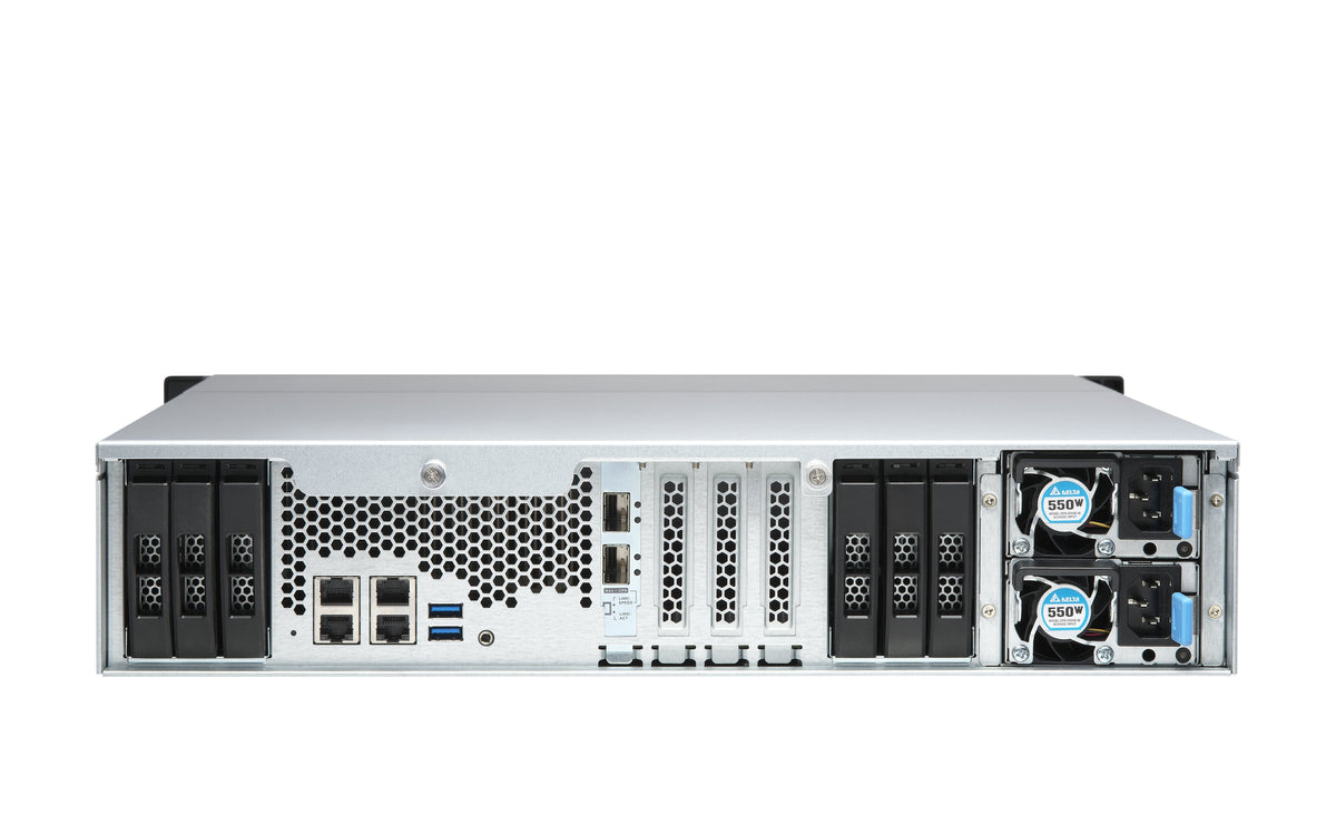 Qnap Ts-H1886xu-Rp-R2, Nas, Rack (3u), Intel® Xeon® D, D-1622, 16 Gb, Ddr4