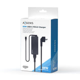 EAN 8436574707946 - AISENS ASCH-1PD65D-BK adaptador e inversor de corriente Interior imagen 4