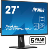 EAN 4948570123810 - iiyama ProLite XUB2797UHSNP-B1 pantalla para PC 68,6 cm (27") 3840 x 2160 Pixeles 4K Ultra HD LED Negro imagen 1