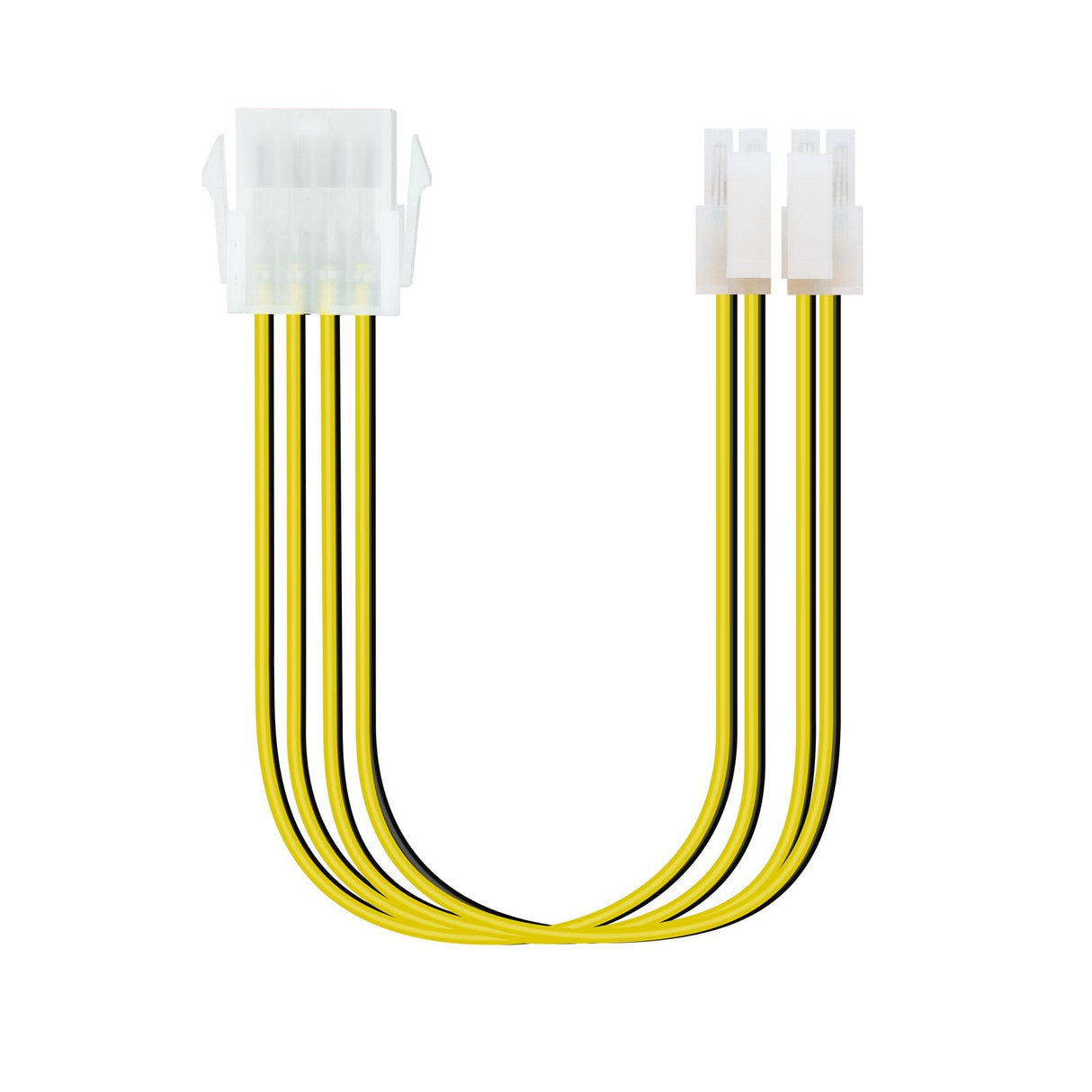Cable Alimentacion Extensor Fuente 8pines H-4+4pines N 30cm Nanocable 10.19.1402u