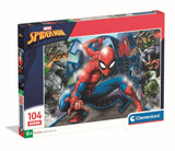 Puzzle Super Spiderman Marvel 104pzs