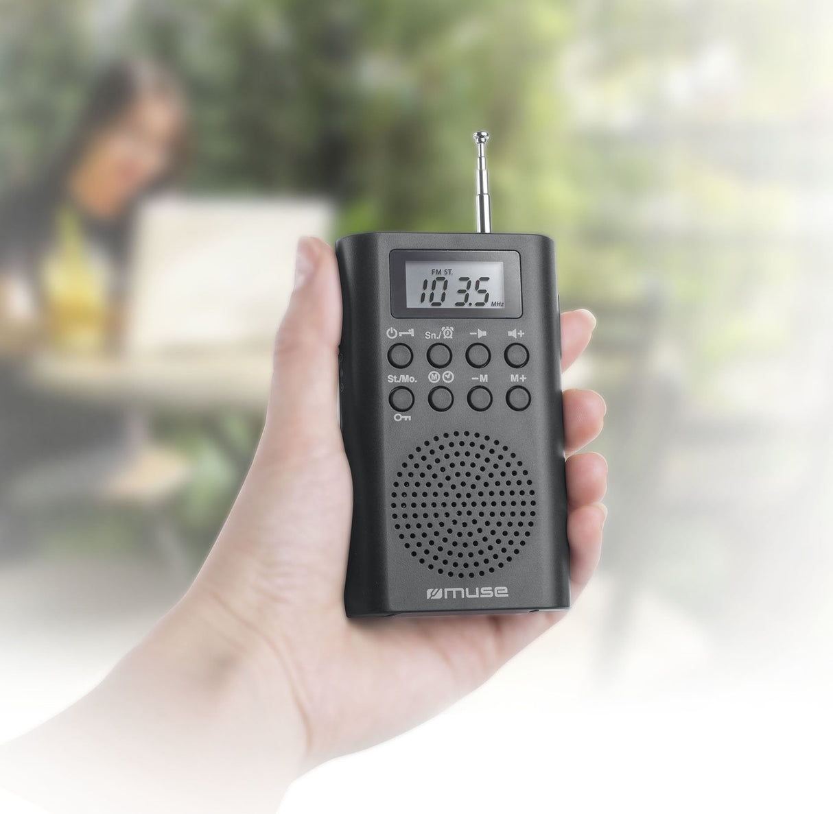 Muse M-03 R Radio  Reloj De Bolsillo Digital  Muse M-03 R Radio  Reloj De Bolsillo Digital Fm Pll