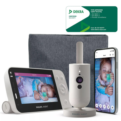 EAN 8720689039536 - Philips AVENT SCD953/26 video-monitor para bebés 400 m Wi-Fi Gris, Blanco imagen 2