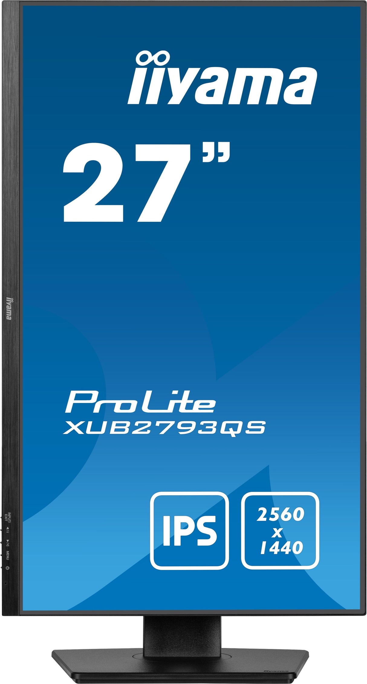 Monitor  Iiyama Prolite Xub2793qs-B7 Led 27", Negro Mate, Qhd, Ips, Adaptive-Sync, Panel De 100hz Xub2793qs-B7
