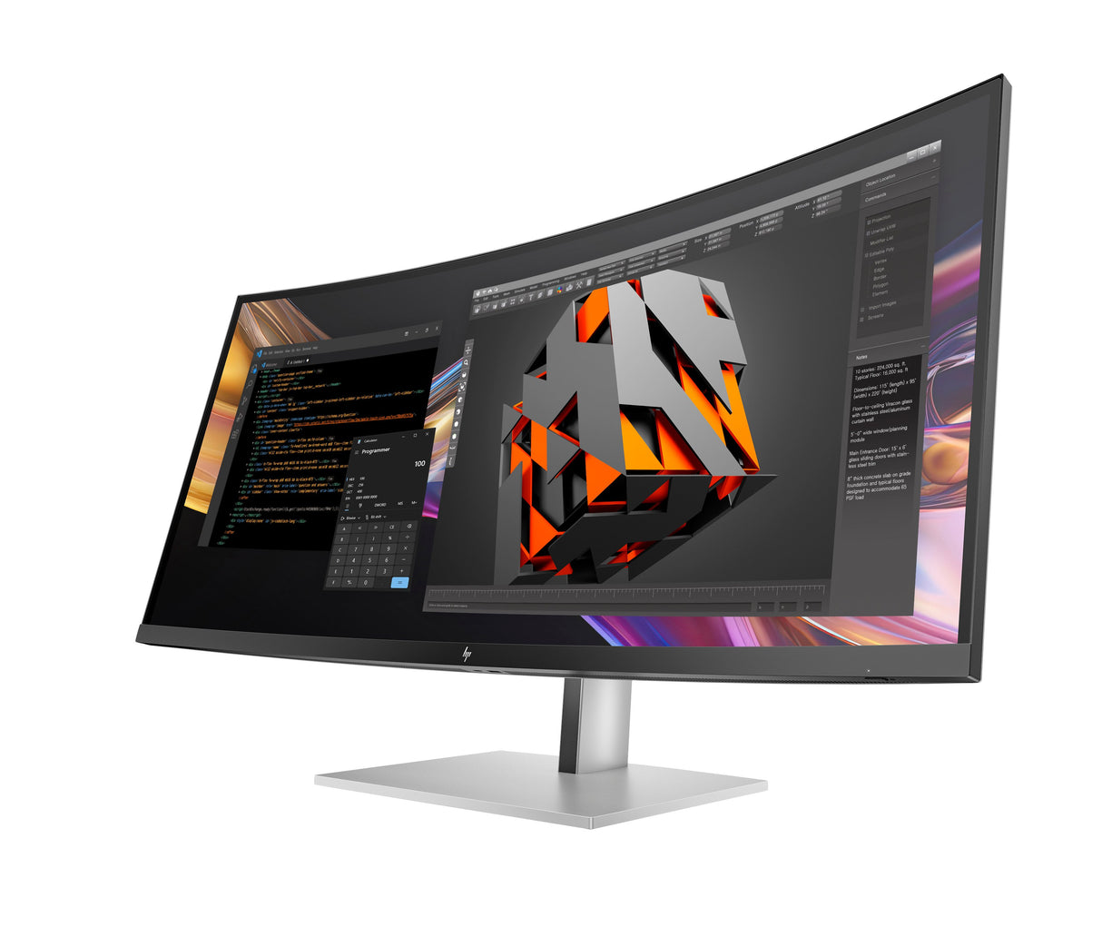 EAN 5715063531365 - HP Series 7 Pro 37.5 inch WQHD+ Thunderbolt 4 Monitor - 738pu pantalla para PC 95,2 cm (37.5") 3840 x 160 imagen 11