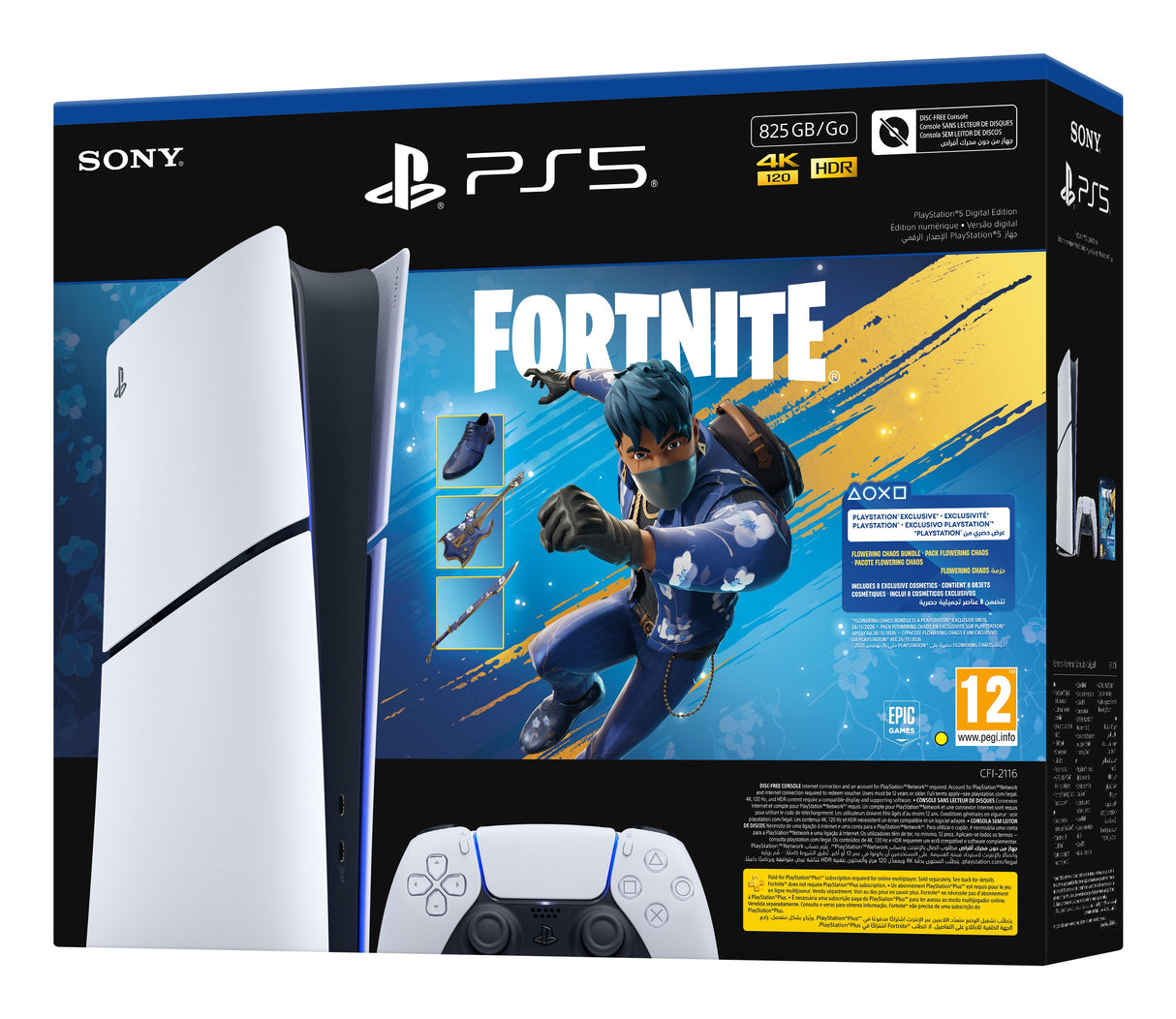 EAN 711719021742 - Sony PlayStation 5 825 GB Negro, Blanco imagen 1