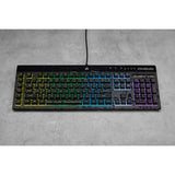 Teclado Alemán Corsair K55 Rgb Pro Usb Qwertz Negro
