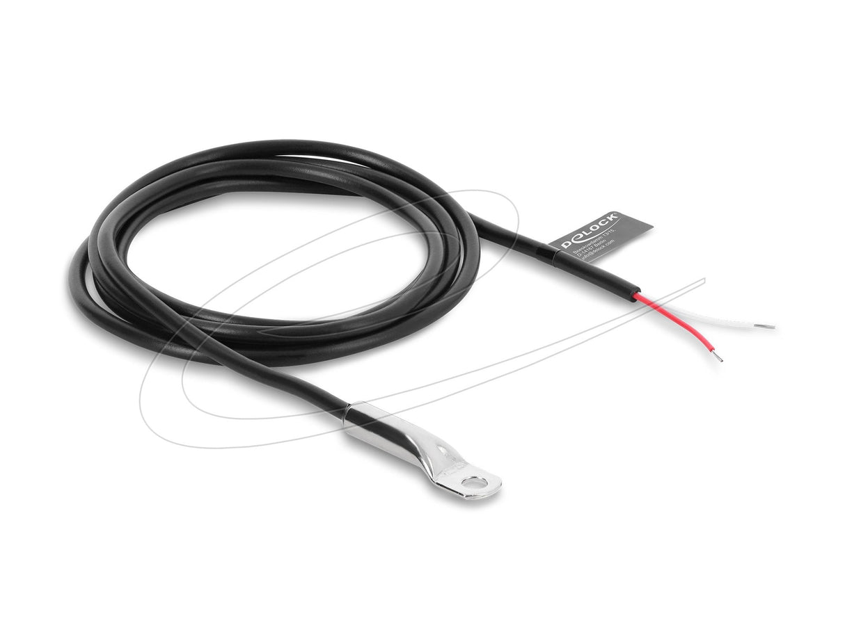 Delock Temperaturfühler-Cable M4 Mit 2 X Offenen Cableenden Pvc Rund B25 85 3977k 1 M