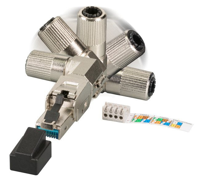 Efb Rj45 Premium Stecker Stp, Cat.6a Classea Feldkonfektionierbar, Vollmetall