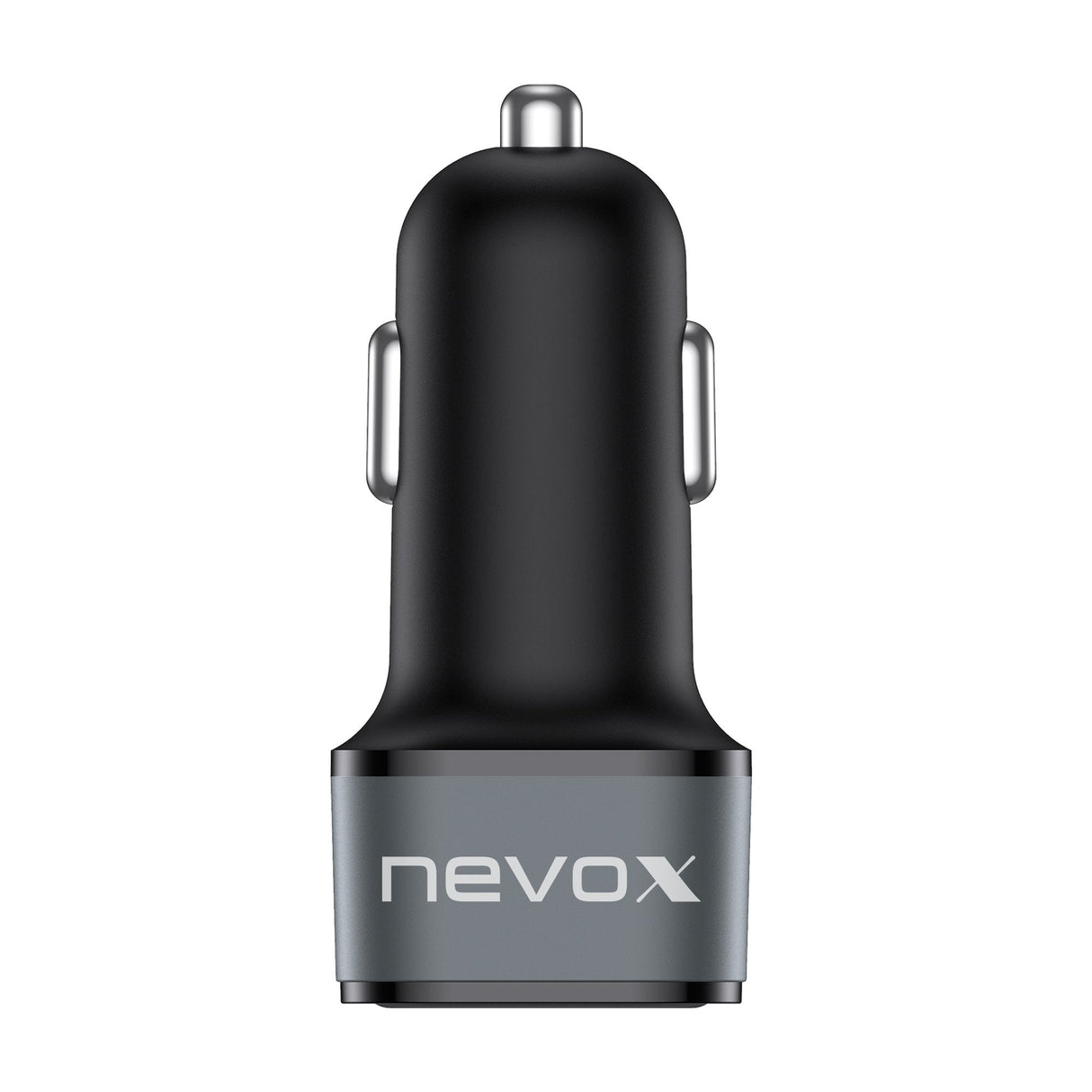 Nevox 30w Usb-C + Usb Qc 3.0 48w Kfz-LadegerT Schwarz