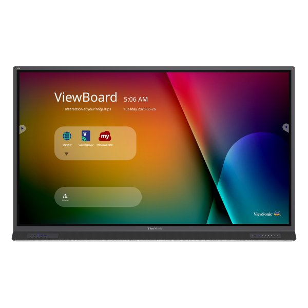 Viewsonic Ifp7552-1a Pantalla De Señalización Panel Plano Interactivo 190,5 Cm (75") Wifi 400 Cd M² 4k Ultra Hd Pantalla Táctil Procesador Incorporado Android