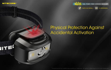 EAN 6952506406289 - Nitecore NU35 Dual Power Hybrid Working Headlamp Negro Linterna con cinta para cabeza LED imagen 16