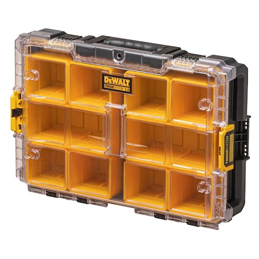 Caja De Herramientas Dewalt Toughsystem 2.0 Ds100 Organizador Amarillo/Negro Dwst83394-1
