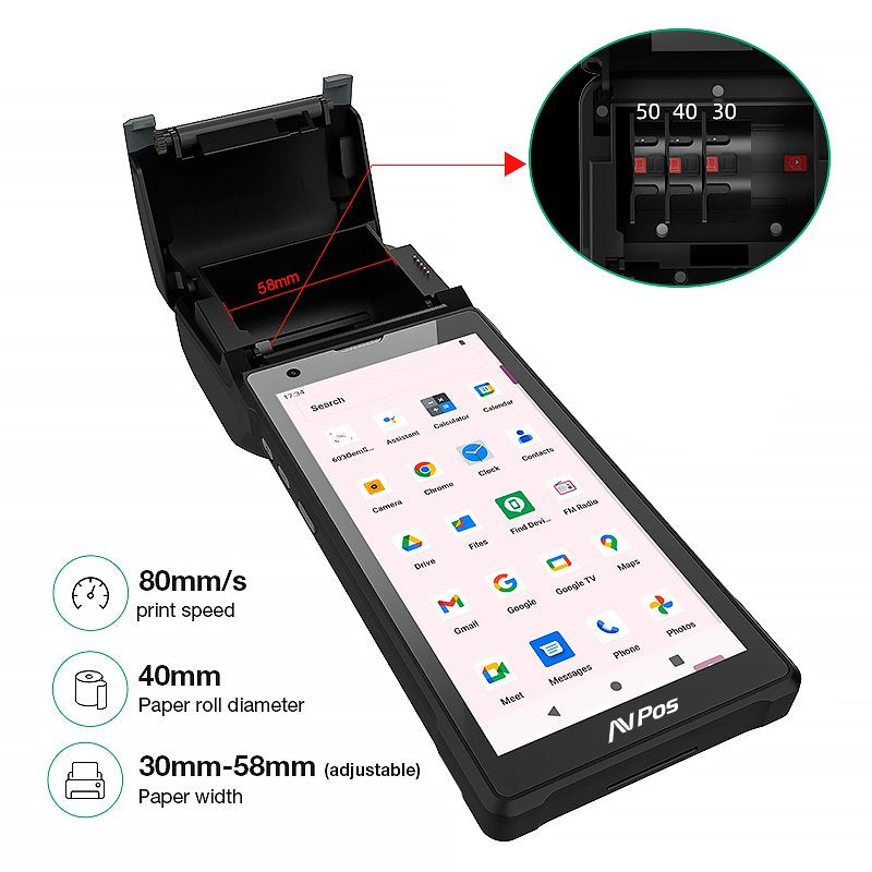 EAN 0729927498225 - AVPos AVP-TC600 ordenador móvil de mano 15,2 cm (6") 1440 x 720 Pixeles Pantalla táctil 430 g Negro imagen 6