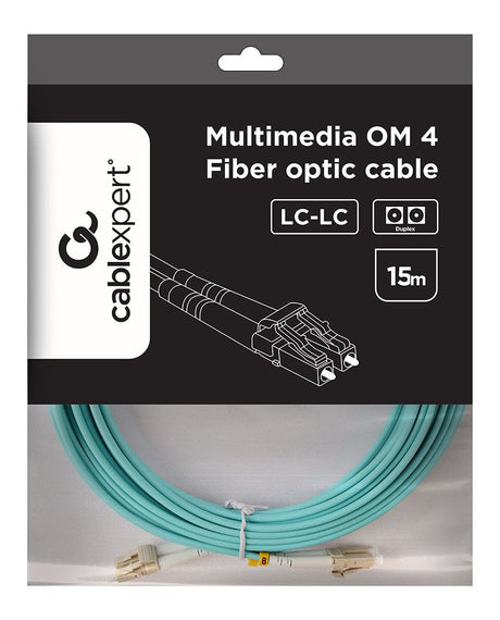 EAN 8716309131537 - Gembird CFO-MDOM4-LC/LC-15M Cable de fibra óptica e InfiniBand LC/UPC Color aguamarina imagen 4