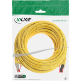 Cable De Red Inline S/Ftp Pimf Cat.6 250mhz Pvc Amarillo Cobre 15m