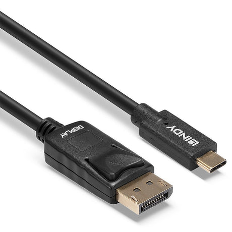 EAN 4002888433075 - Lindy 43307 adaptador de cable de vídeo 10 m USB Tipo C DisplayPort Negro imagen 3
