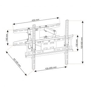 EAN 5902115405136 - ART RAMT ADUX150 soporte para TV imagen 6