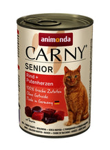 Animonda Carny Senior Sabor: Corazones De Ternera Y Pavo 400g