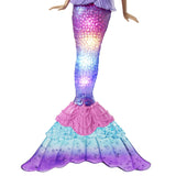 Muñeca Mattel Barbie Magic Light Sirena Malibu