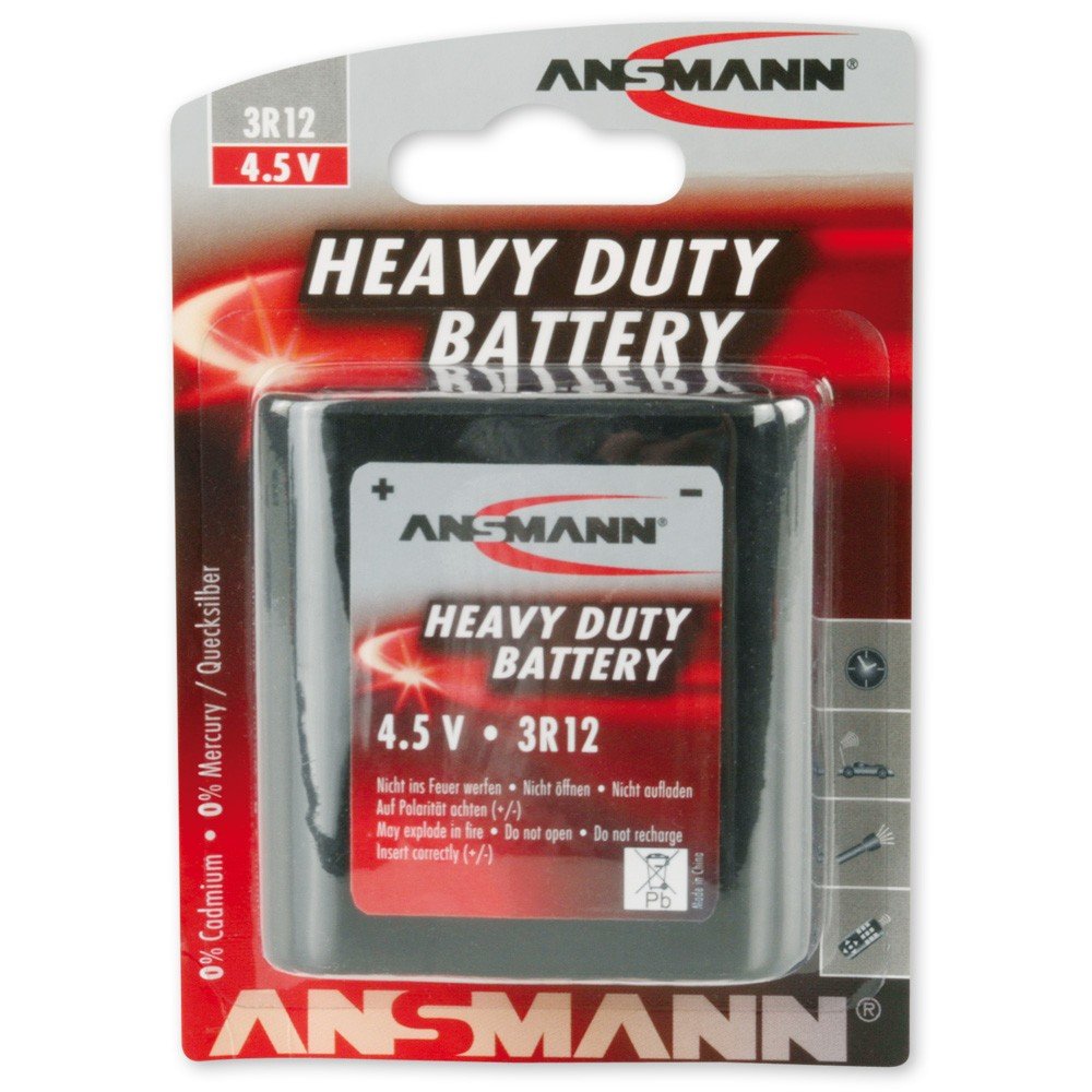 Ansmann 5013091 Pila 3r12a Batería De Un Solo Uso 4.5v Zinc-Carbono