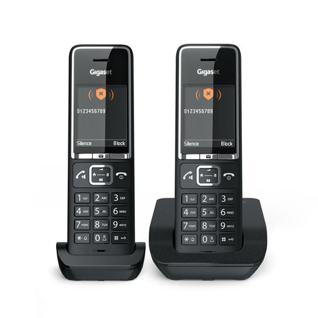 EAN 4250366866352 - Gigaset COMFORT 550 duo Teléfono analógico Identificador de llamadas Negro imagen 6