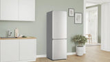 Bosch Home Kgn362laf Serie 4, Combinación De Frigorífico Y Congelador Plateado Kgn362laf
