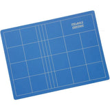 Dahle 10692 Plancha De Corte A2 45x60cm - 5 Capas Con Nucleo Resistente Al Corte - Lineas De Orientacion - Azul