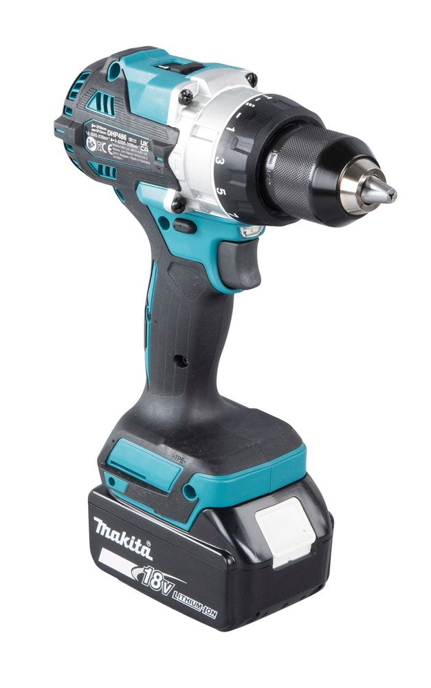 Makita Taladro Combinado Inalámbrico 18 Voltios Dhp486rtj